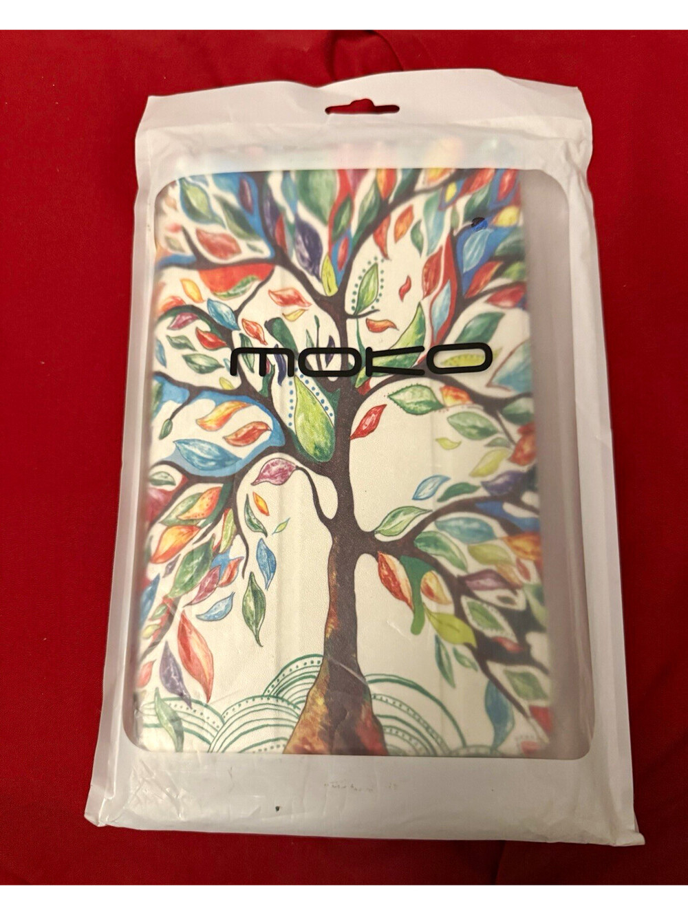 MoKo Folding Folio Smart Cover Case for Amazon Fire HD 8 (2017) Lucky Tree